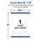 Avery Printable Matte White Cards with Sure Feed, 6" x 9" Rectangle